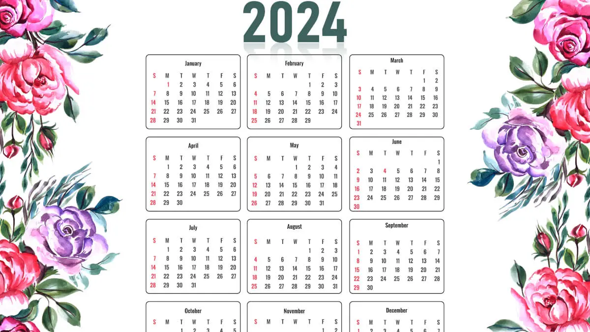 Helgdagar 2024 illustration