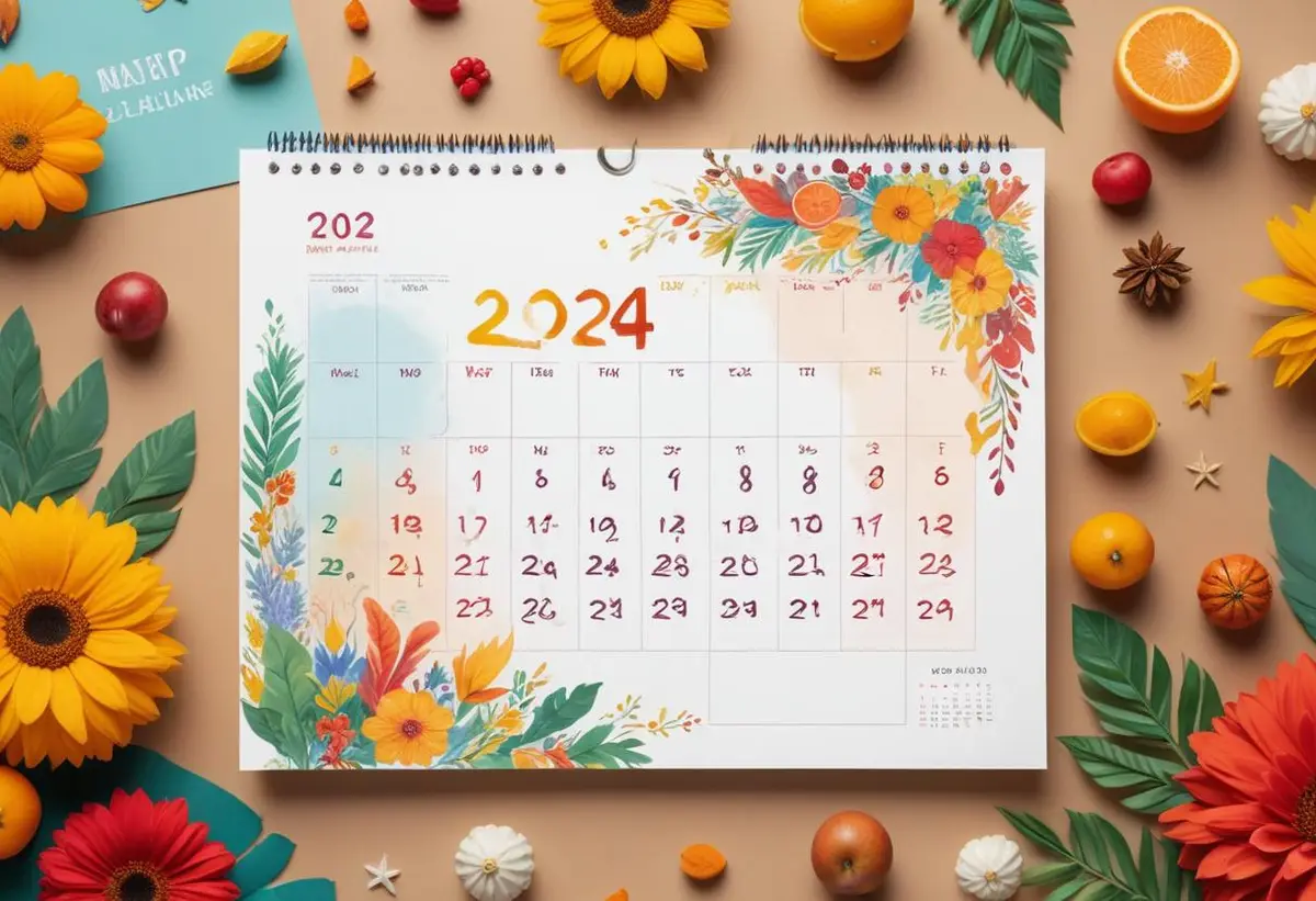 Häng med i svängarna med kalender 2024! illustration