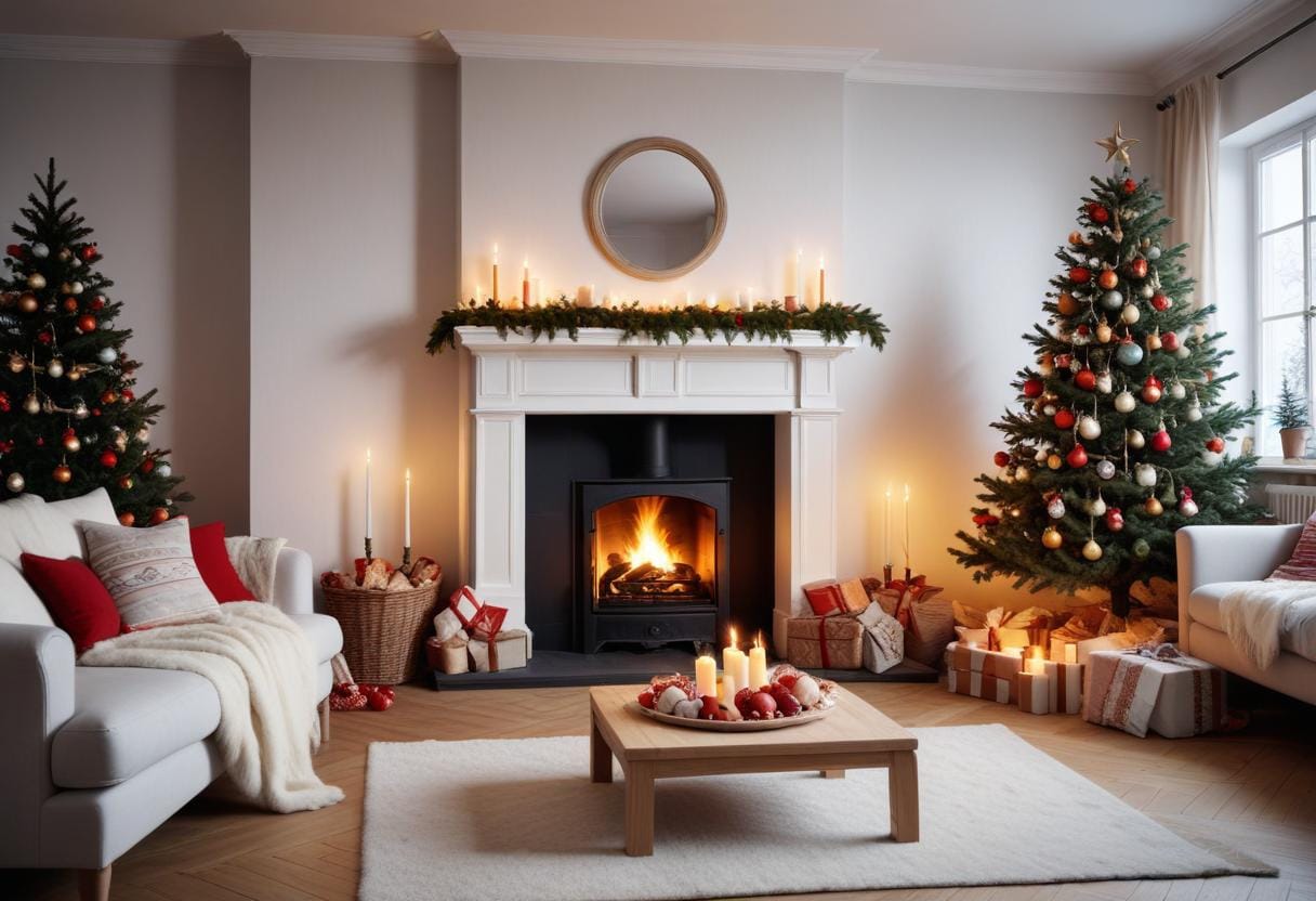 När är jul och hur firar vi tillsammans? illustration