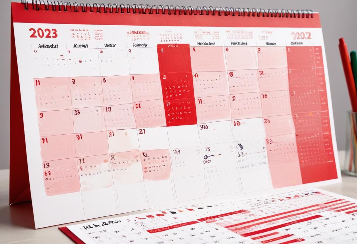 Så gör du kalender 2023 enkelt att följa illustration